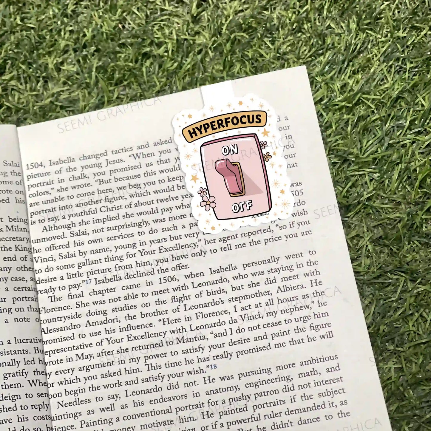 Hyperfocus Magnetic Bookmark