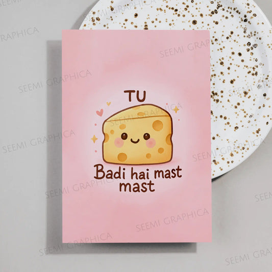 Tu Cheez Badi Hai Mast Mast Card