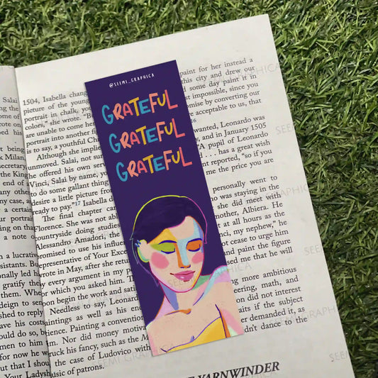 Grateful Long Bookmark