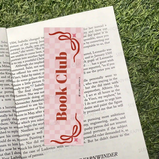 Book Club Long Bookmark