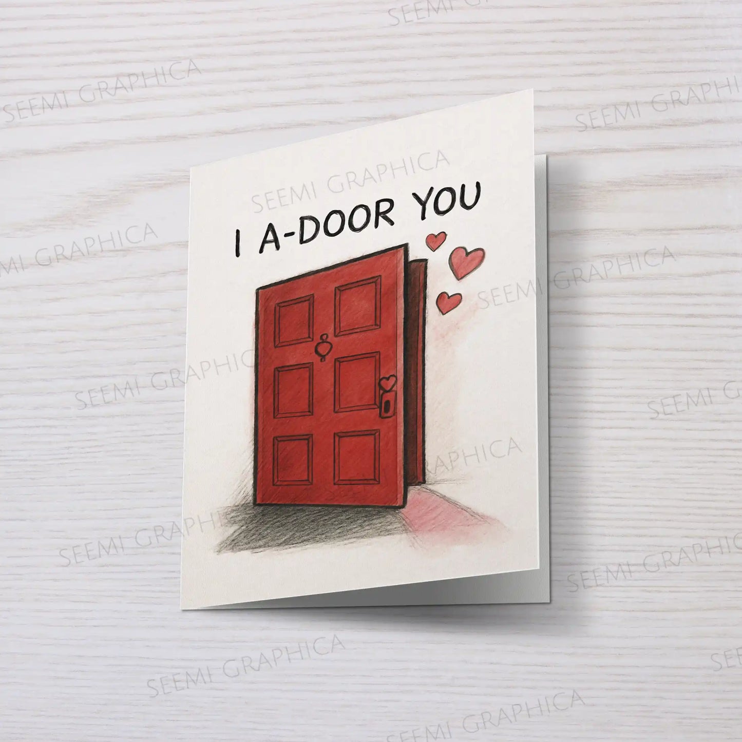 I Adore You Card