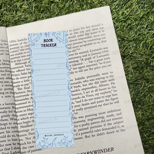 Book Tracker Long Bookmark