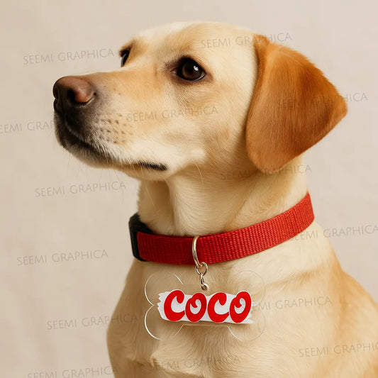 Pet Bone Tag ID