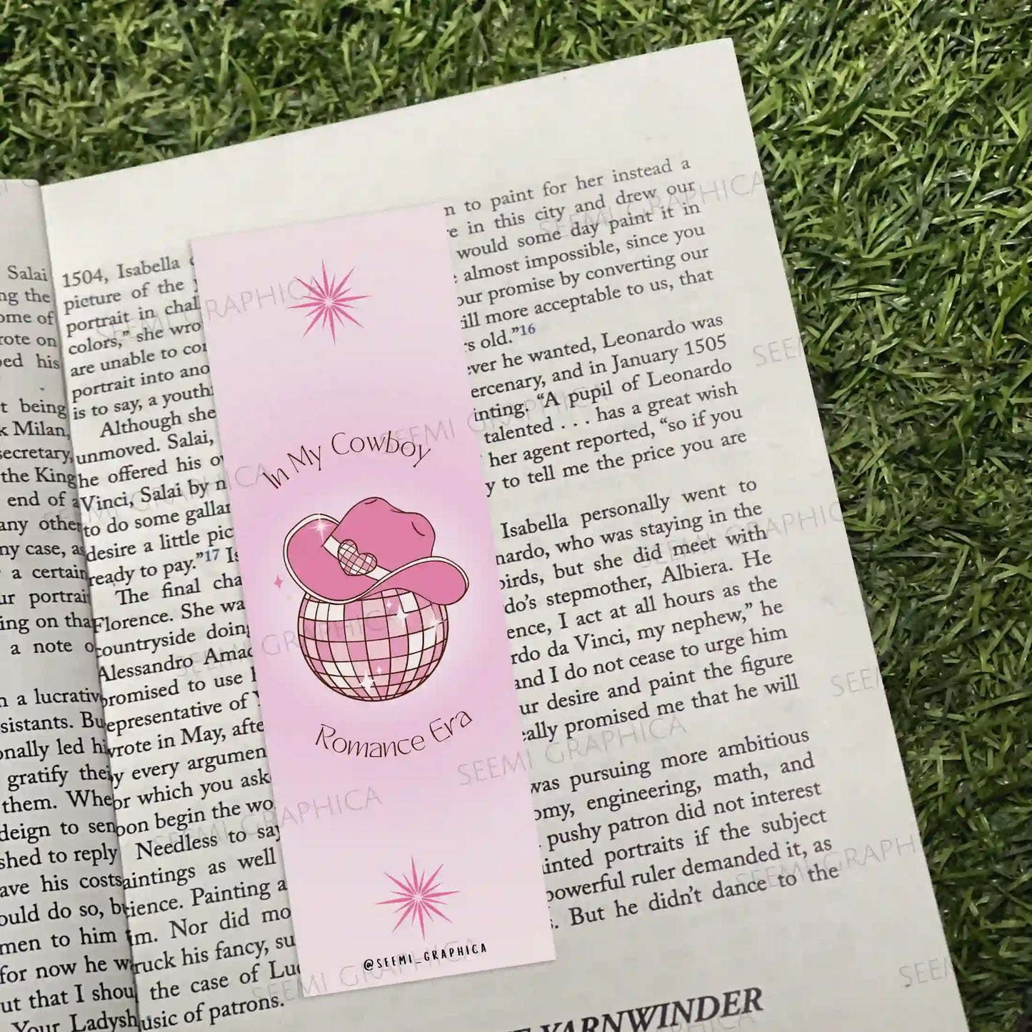 In My CowBoy Romance Era Long Bookmark