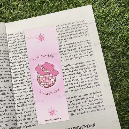 In My CowBoy Romance Era Long Bookmark