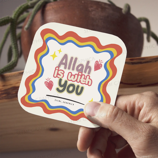 Allah Is With You Magnet