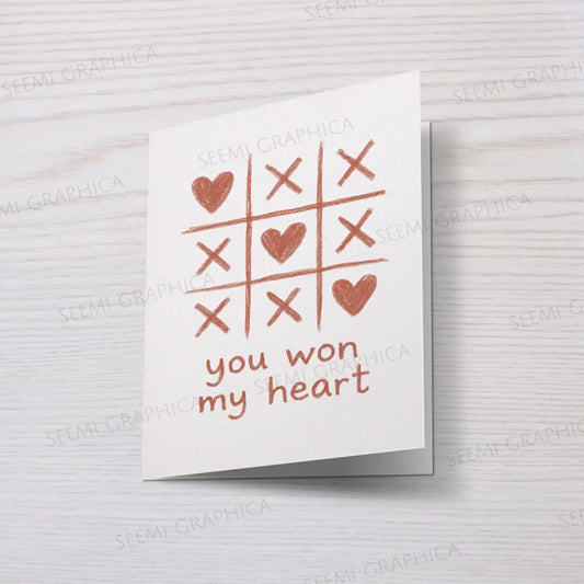 You Won My Heart Card