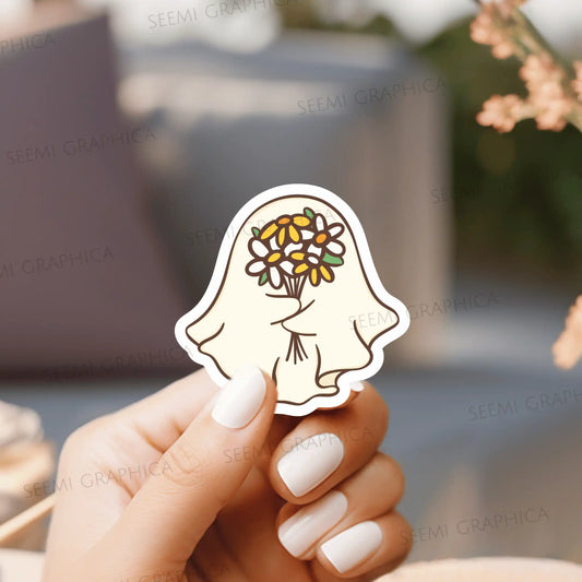Ghost Bouquet - Sticker