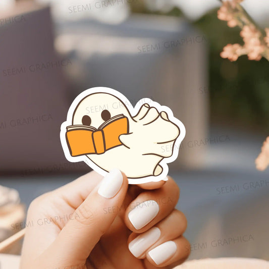 Ghost Reading - Sticker