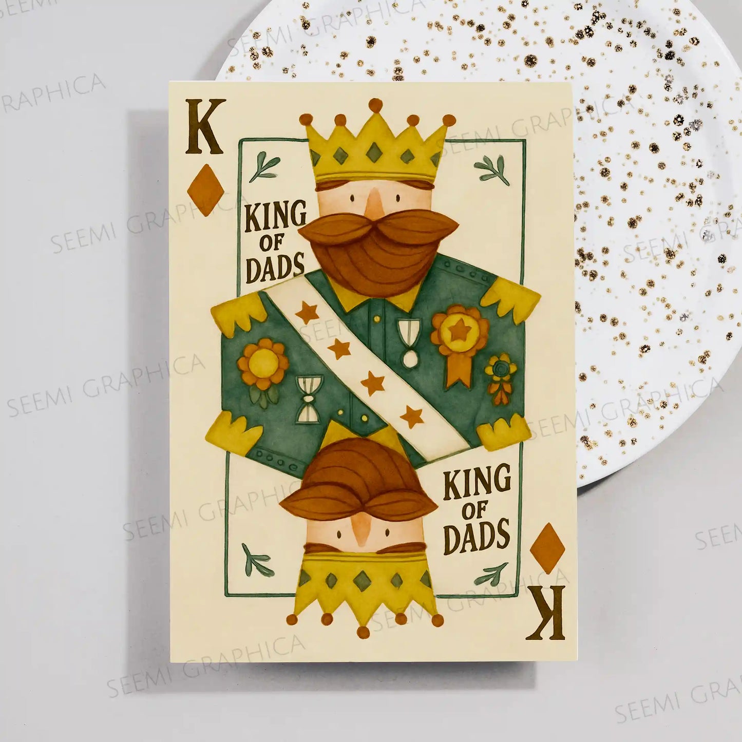 King Of Dads Card