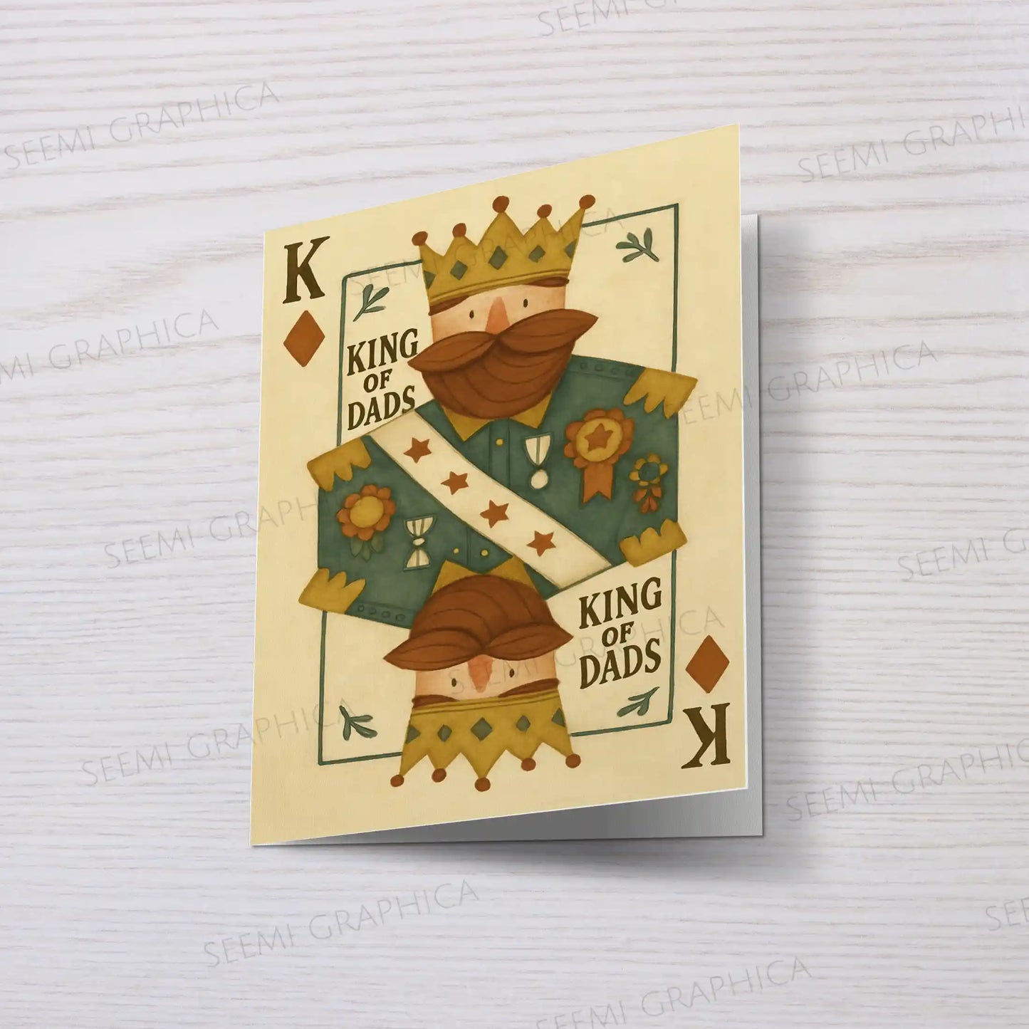 King Of Dads Card