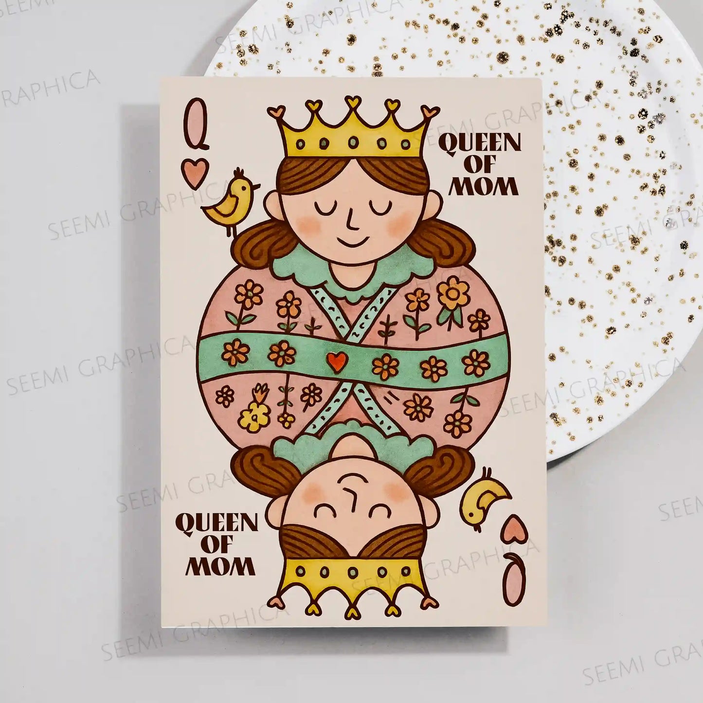 King Of Queen Card