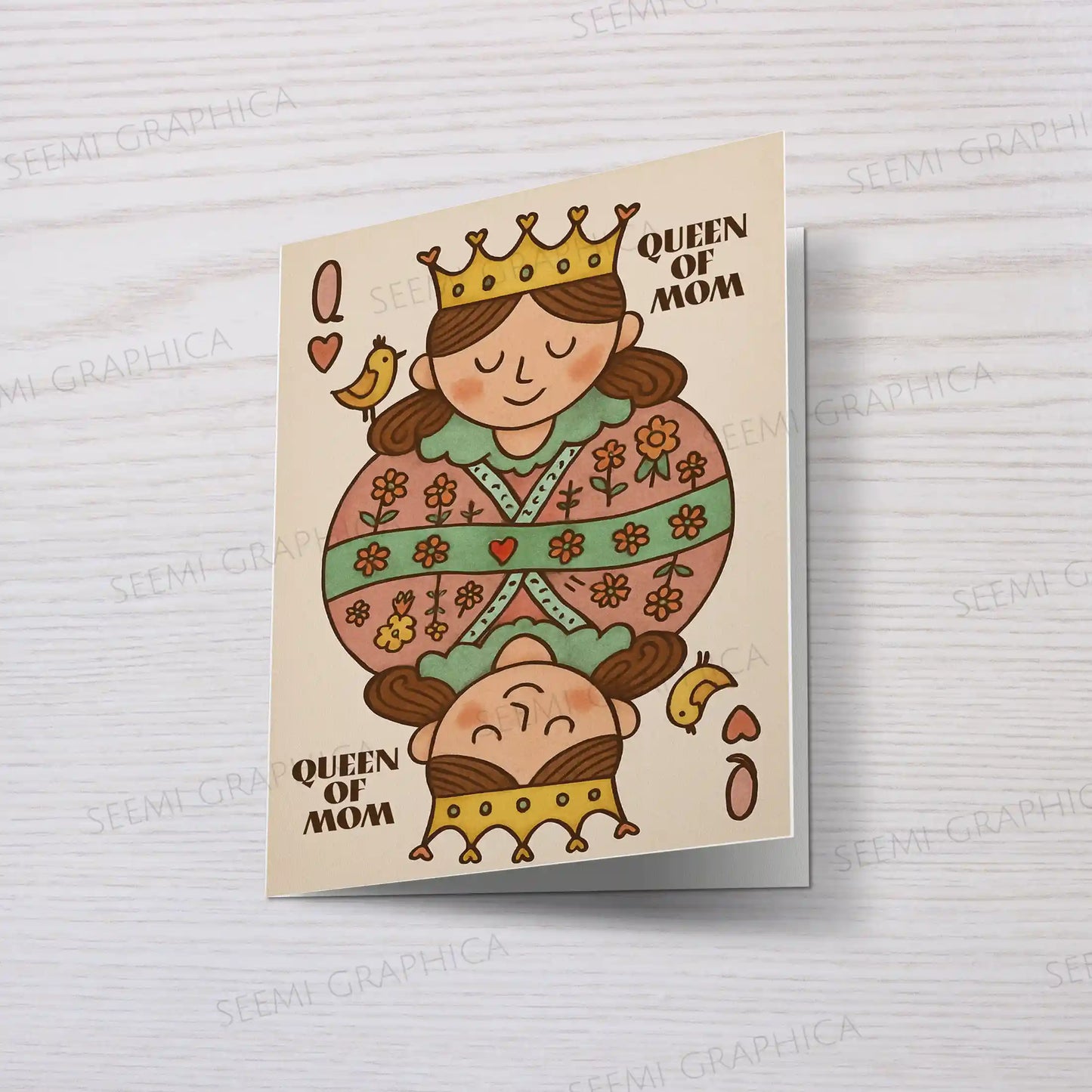 King Of Queen Card