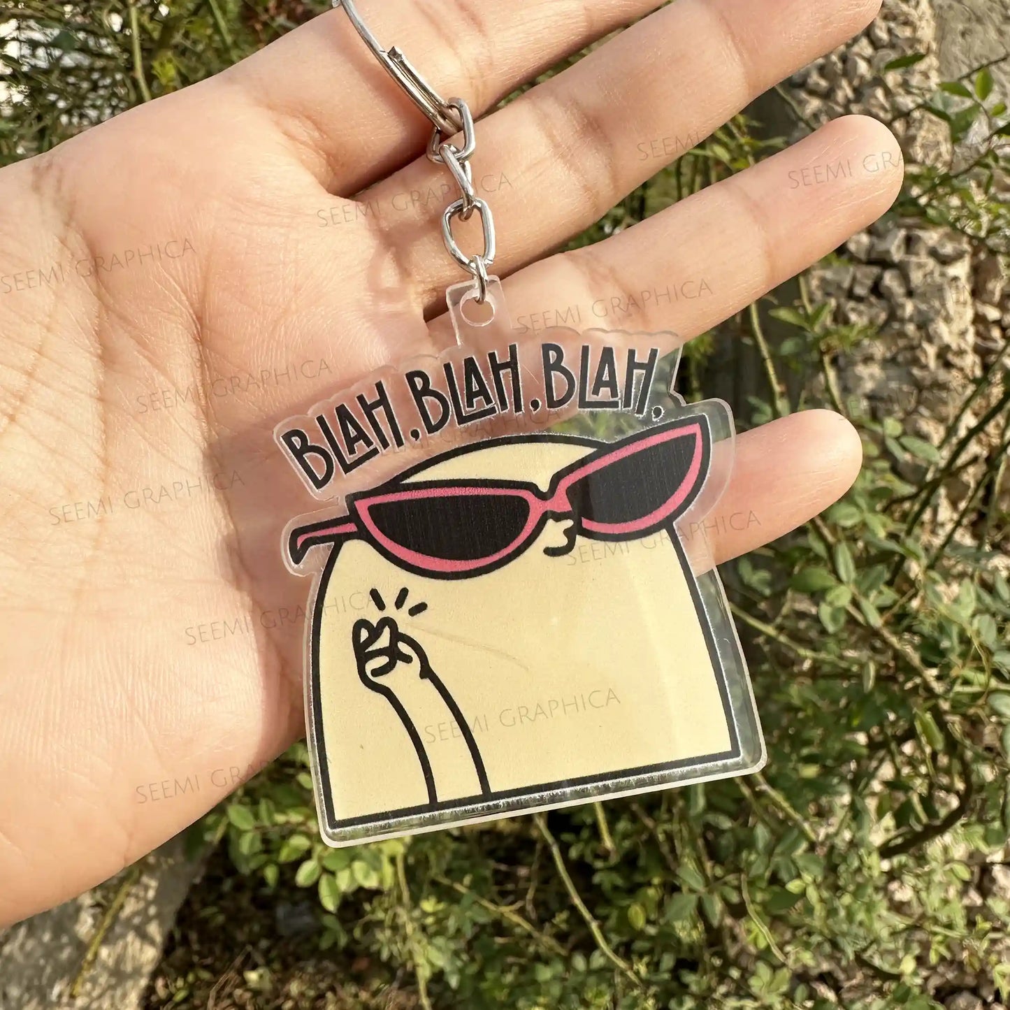 Blah Blah Blah – Acrylic Keychain