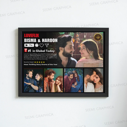 Netflix Frame-Custom LOVEFLIX Photo Frame