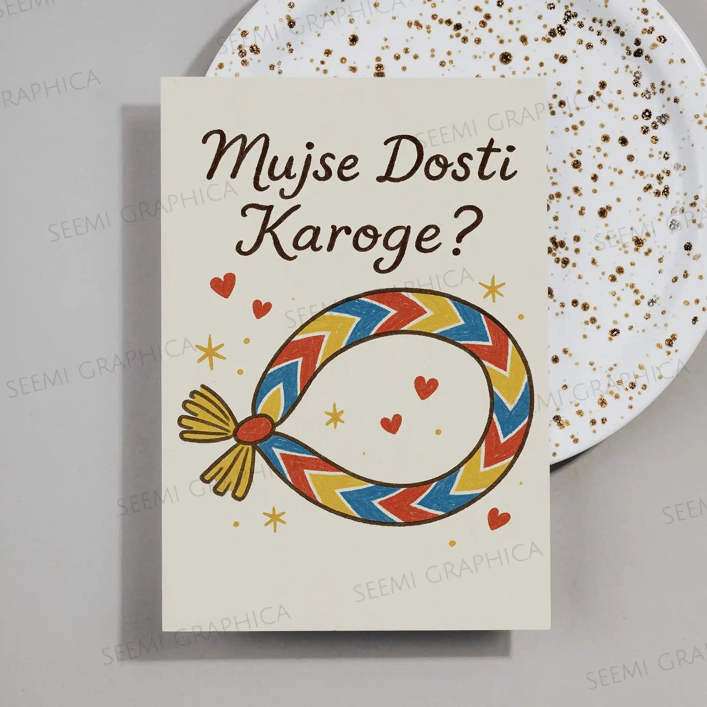 Mujse Dosti Karoge Card