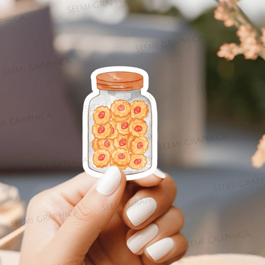 Cherry Jam Cookie Jar - Sticker