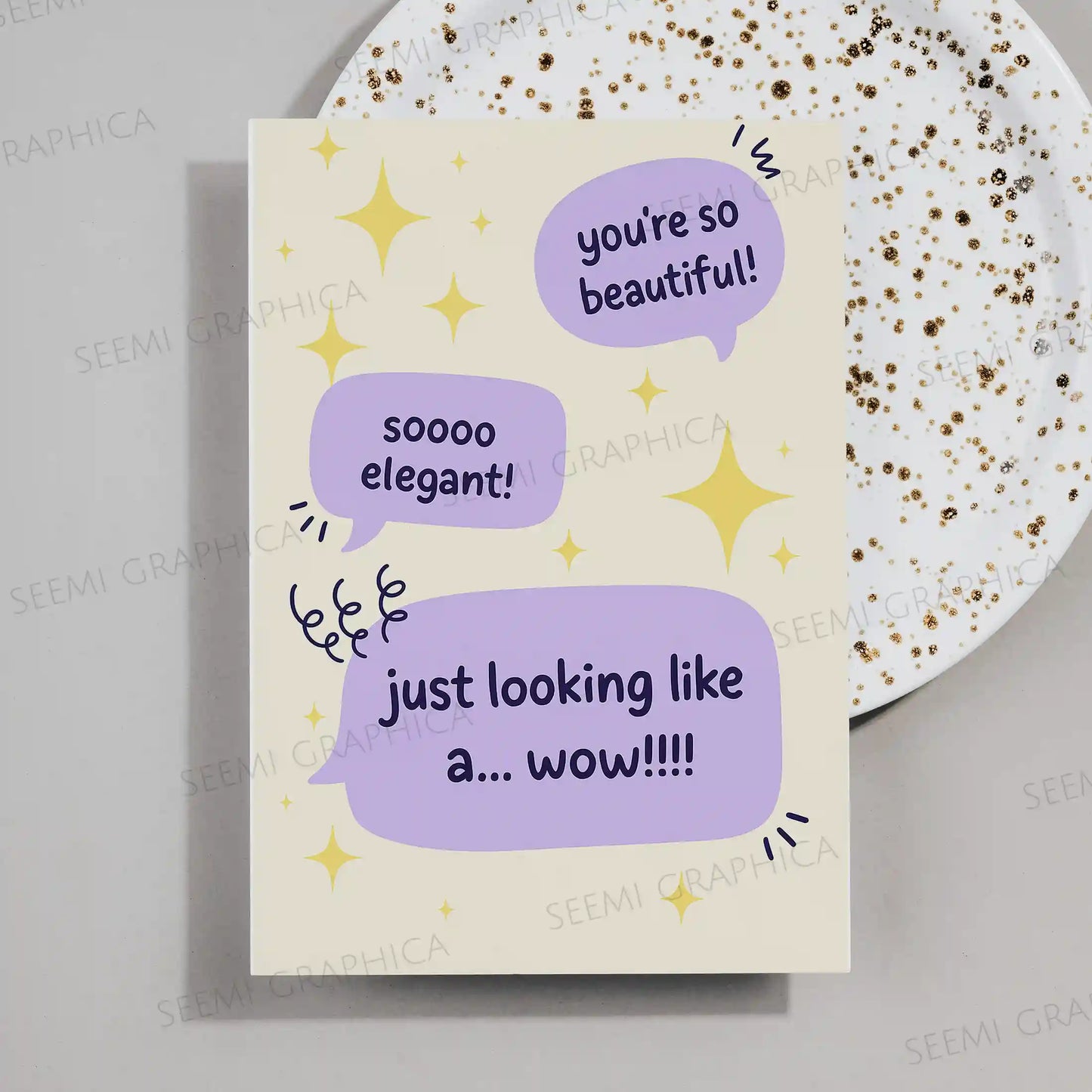 Just Looking Like A Wow Card