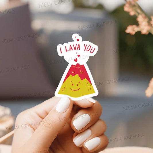 I Lava You - Sticker
