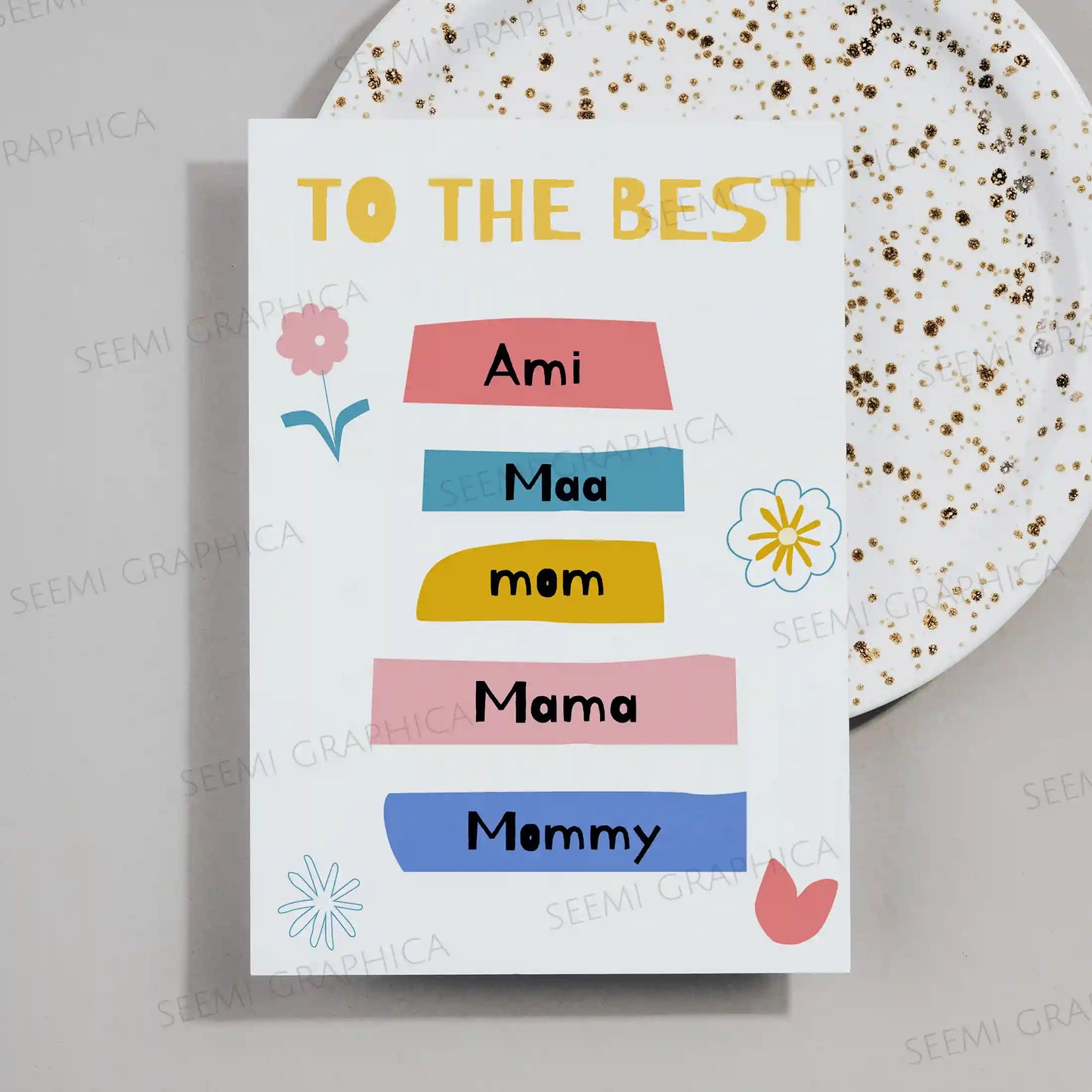 To The Best Ami Card