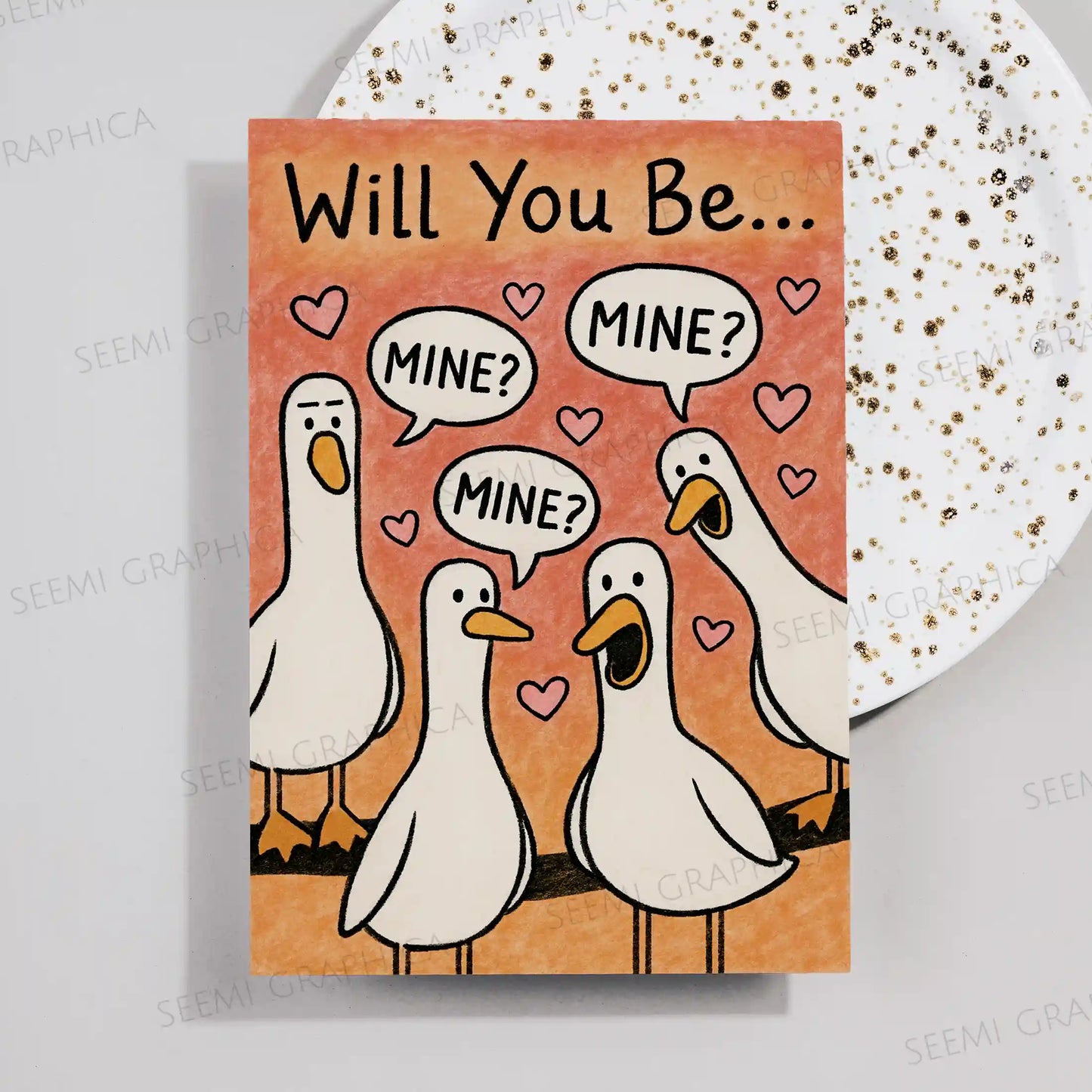 Will You Be Mine Card