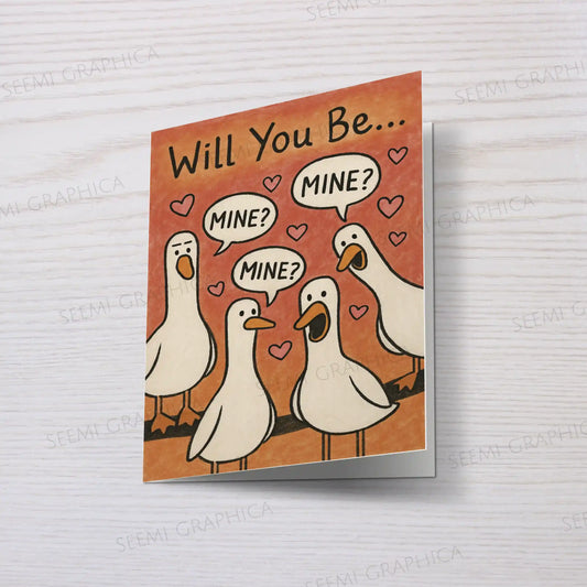 Will You Be Mine Card
