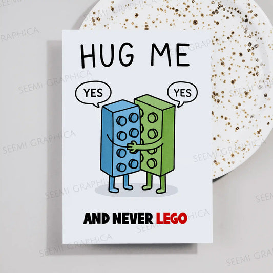 Lego Hug Me Card