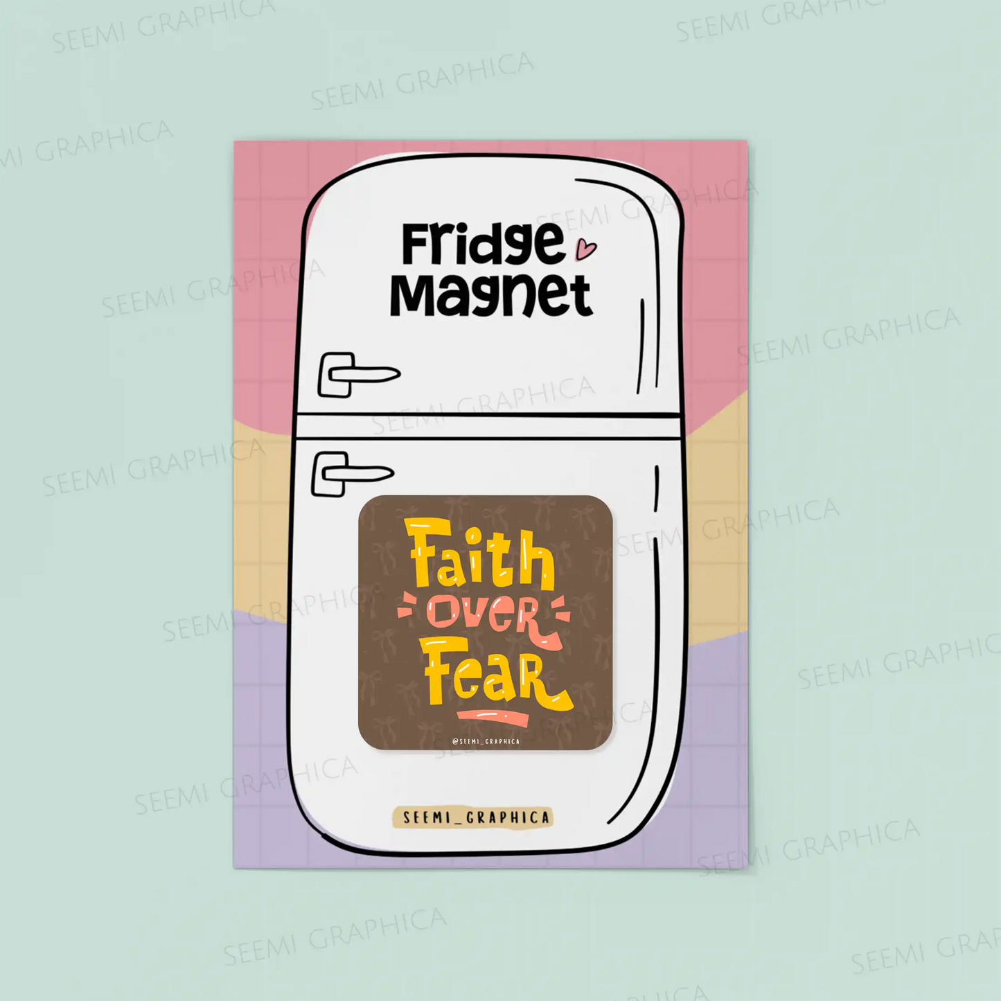 Faith Over Fear Magnet