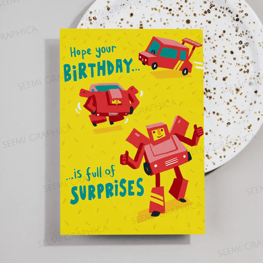 Hope Your Birthday Full Of Surprises Card