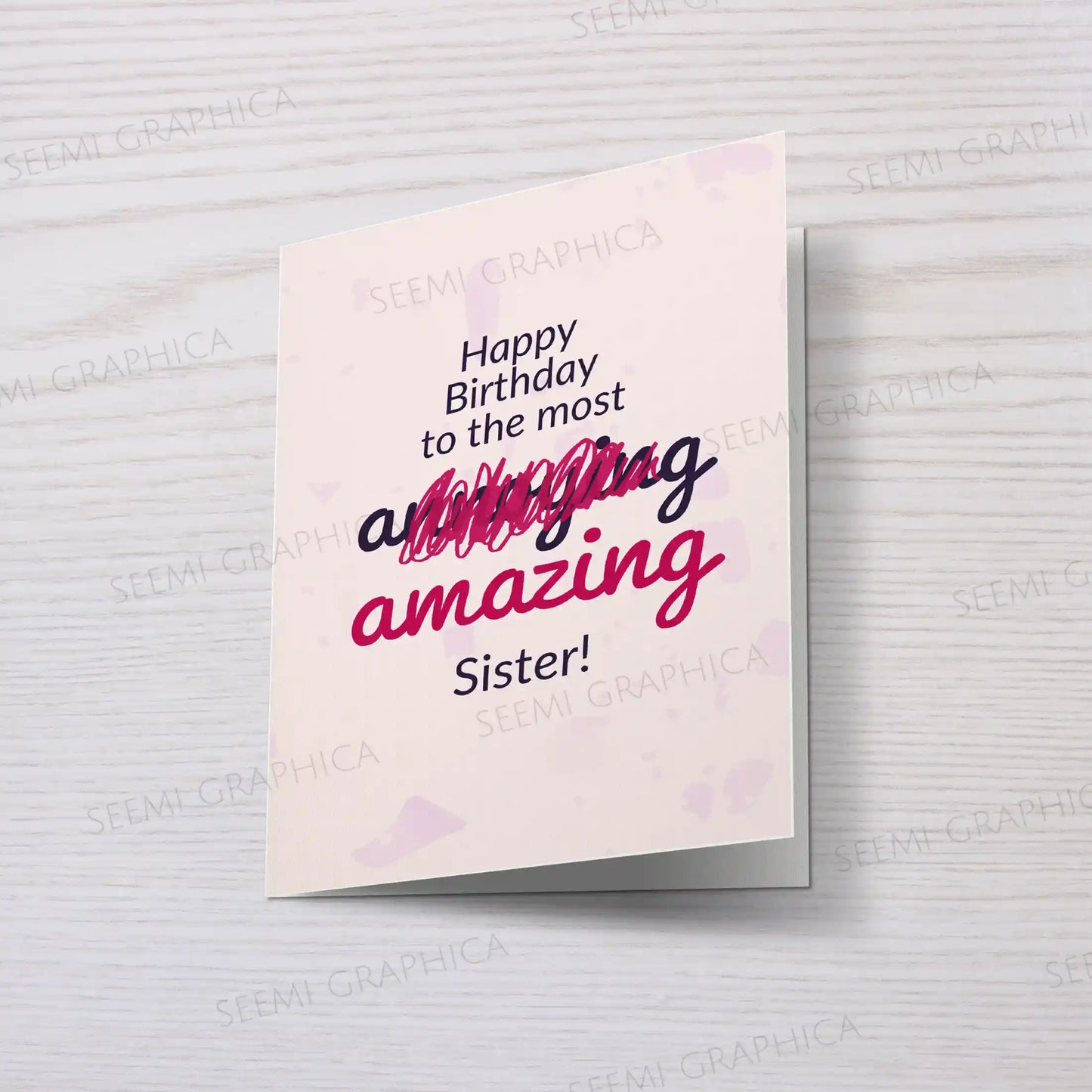 Amazing Sister Card