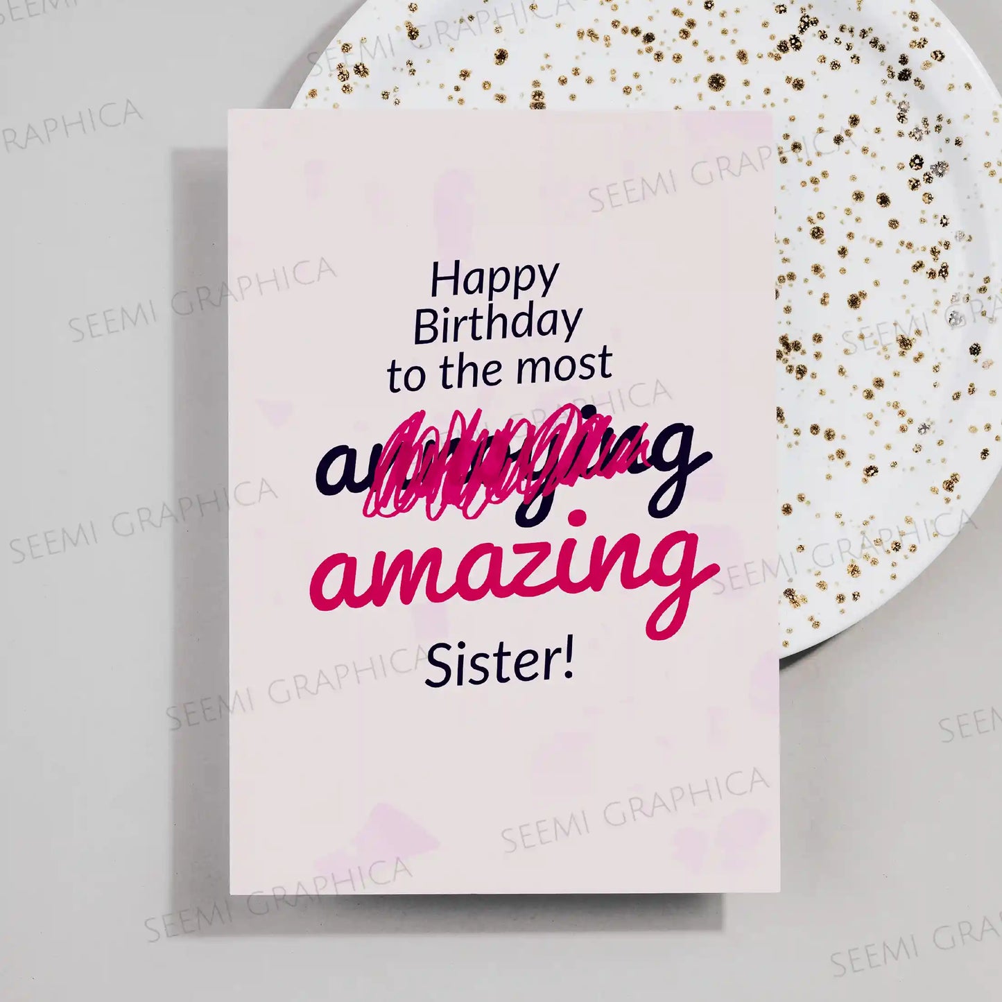 Amazing Sister Card