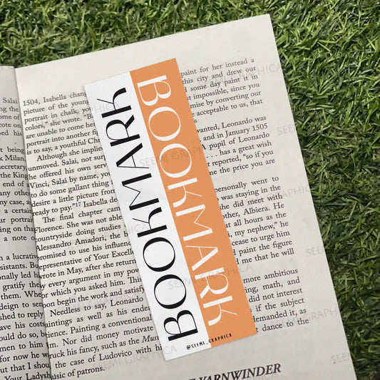 Chic Reader Tag Long Bookmark