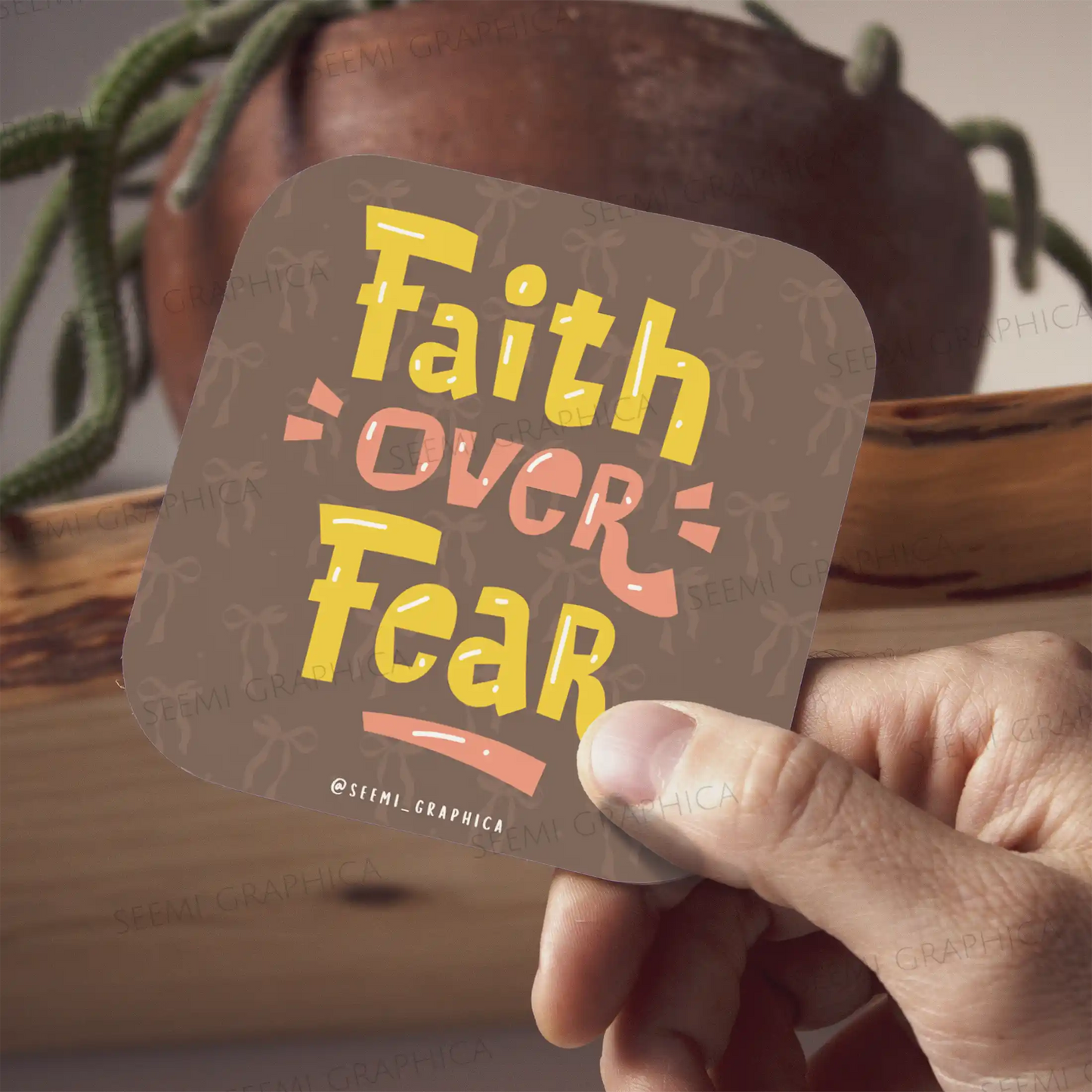 Faith Over Fear Magnet