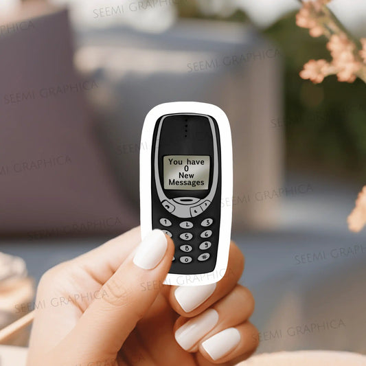 You Have 0 Message Nokia - Sticker