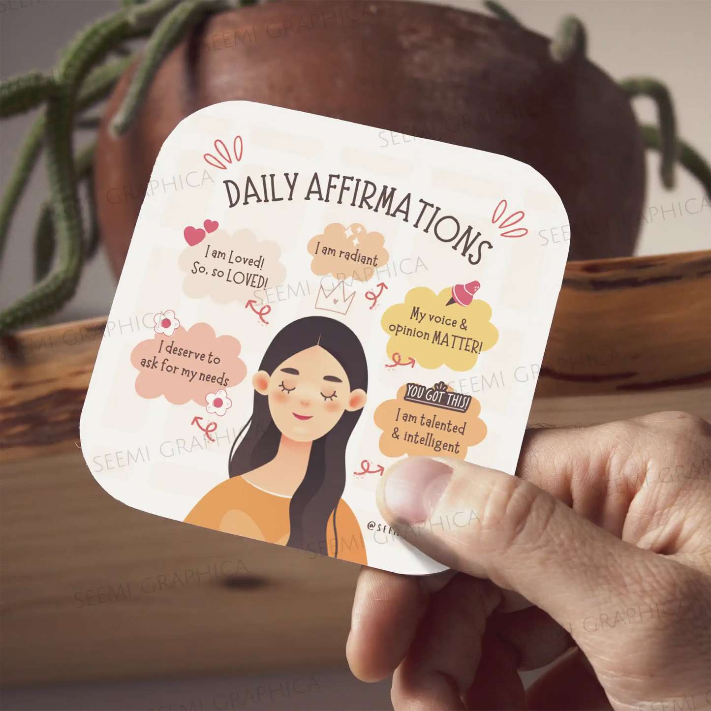 Daily Affirmation Magnet