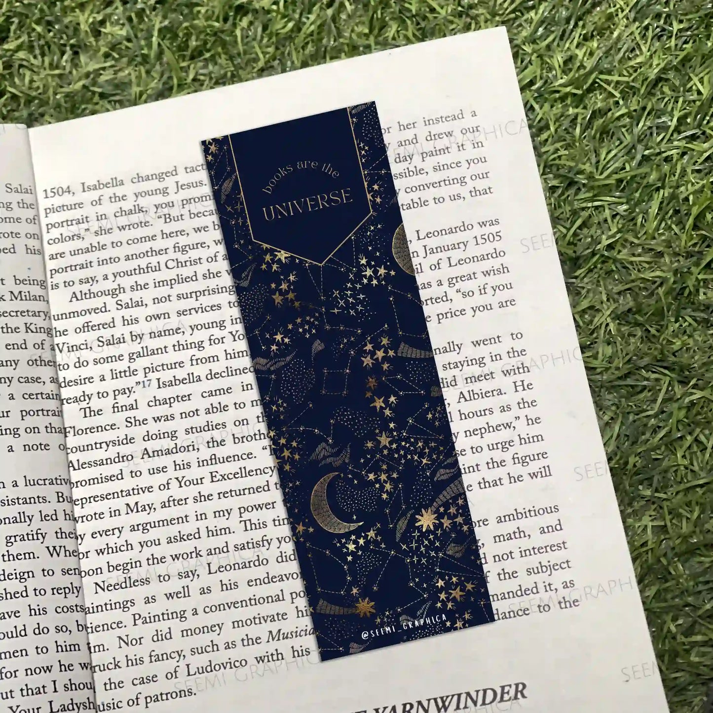 Books Are The Universe Long Bookmark