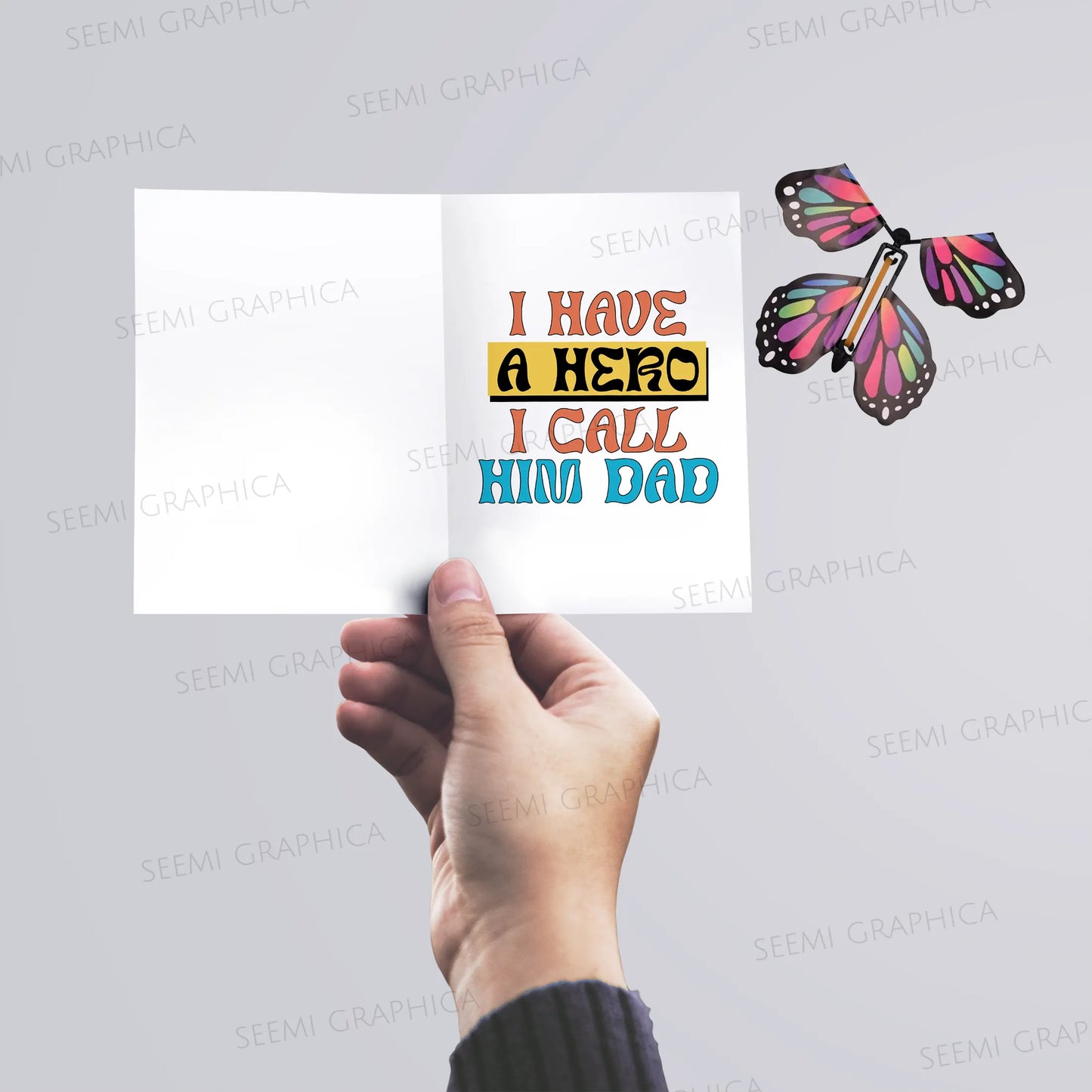 Father's Day Butterfly Card