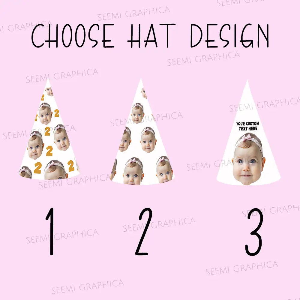 Personalised Photo Face Hats