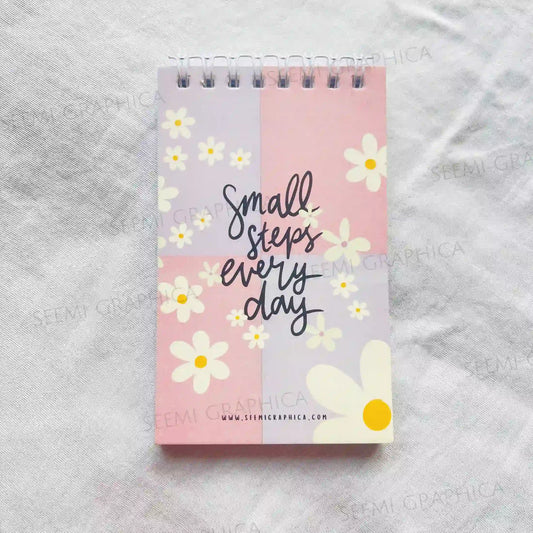 Small Step Every Day Positive Quote - Notepad