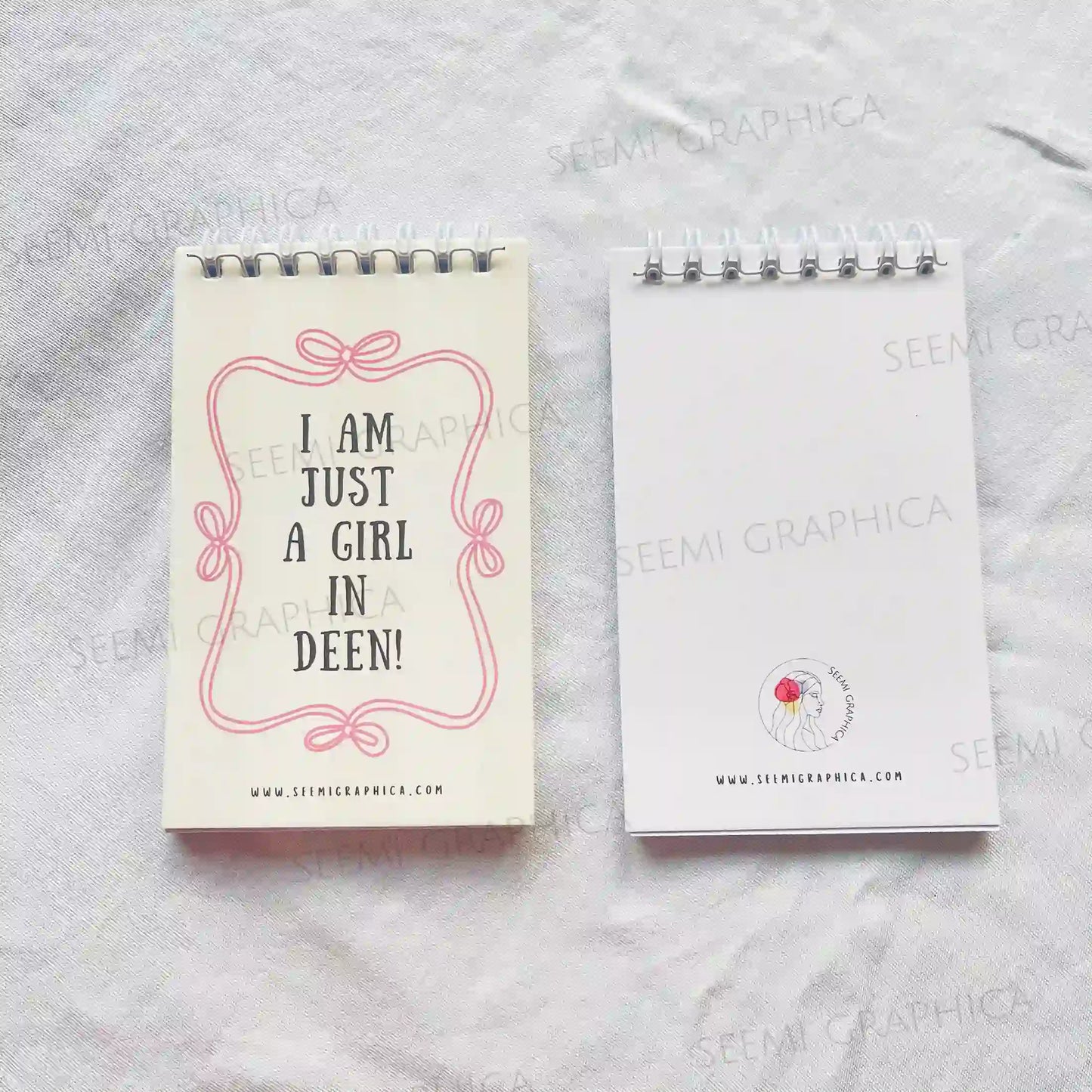I Am Just a Girl in Deen - Islamic Notepad