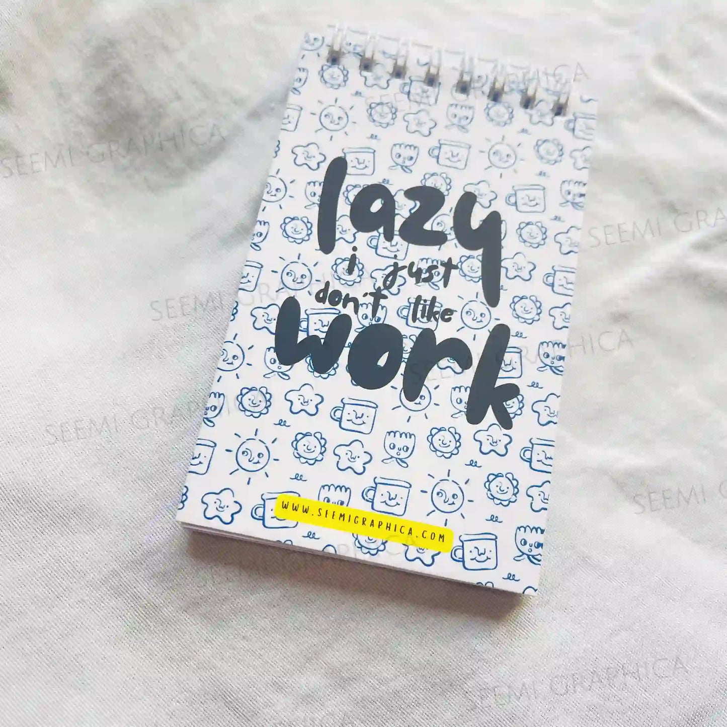 Lazy I Just Don't Like Work - Office Notepad