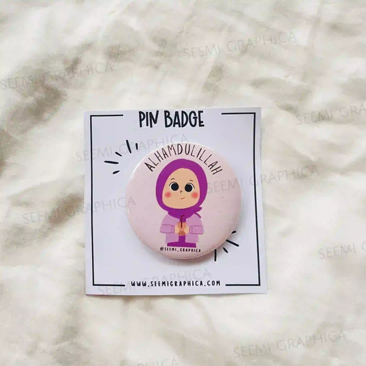 Alhamdulillah - Pin Badge