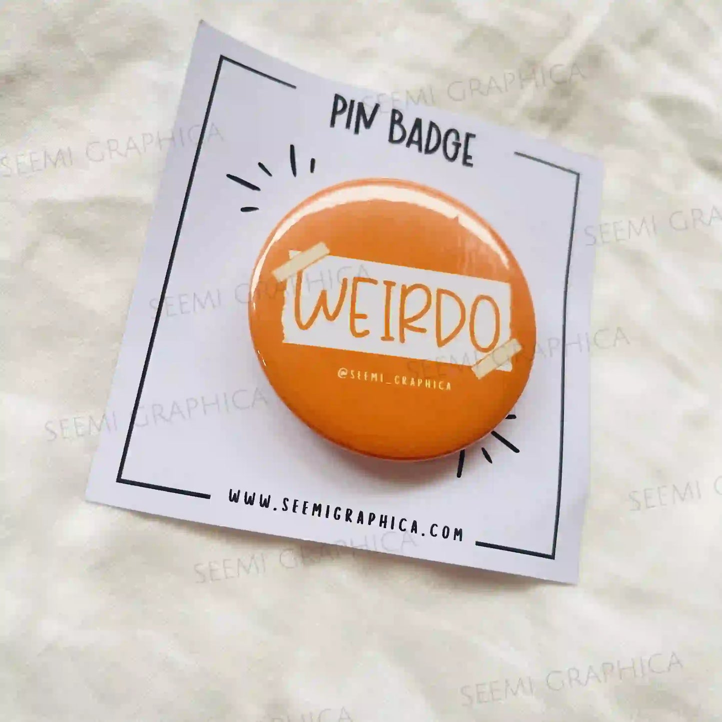 Weirdo - Pin Badge