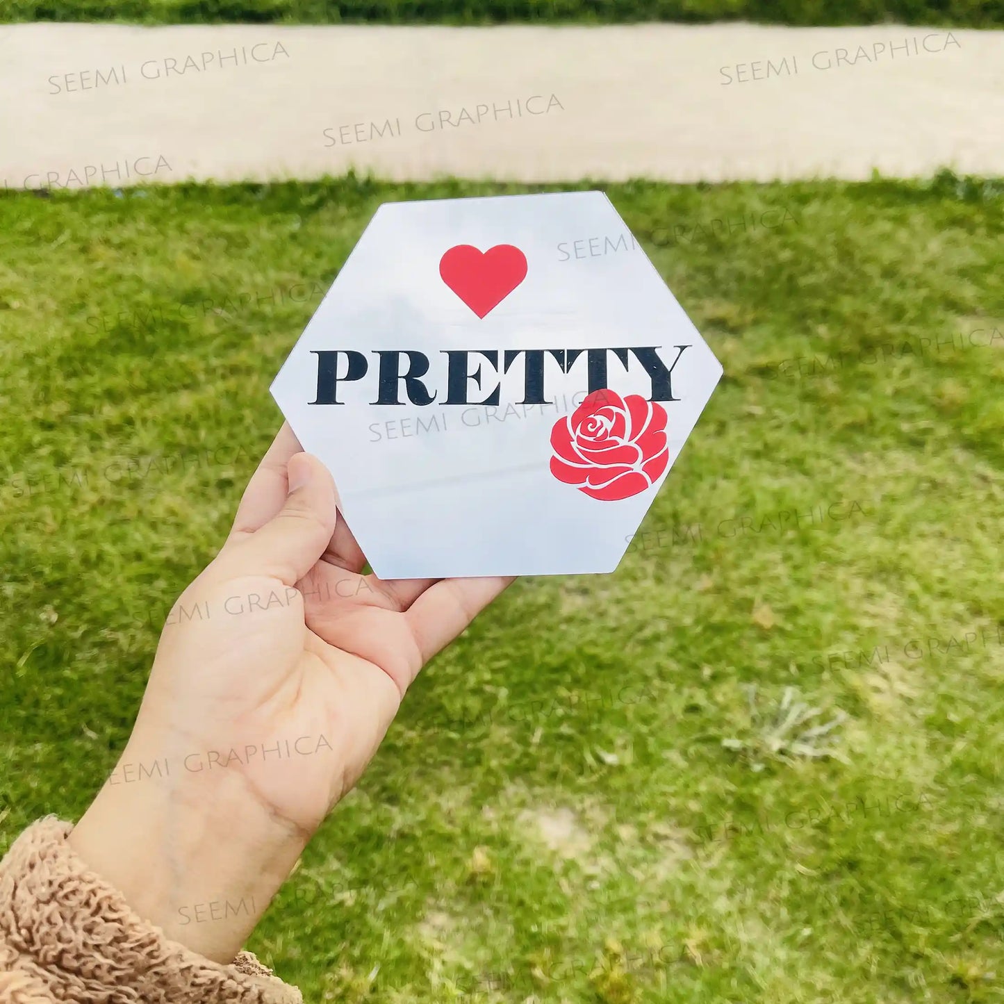Pretty-Hexagon Mirror