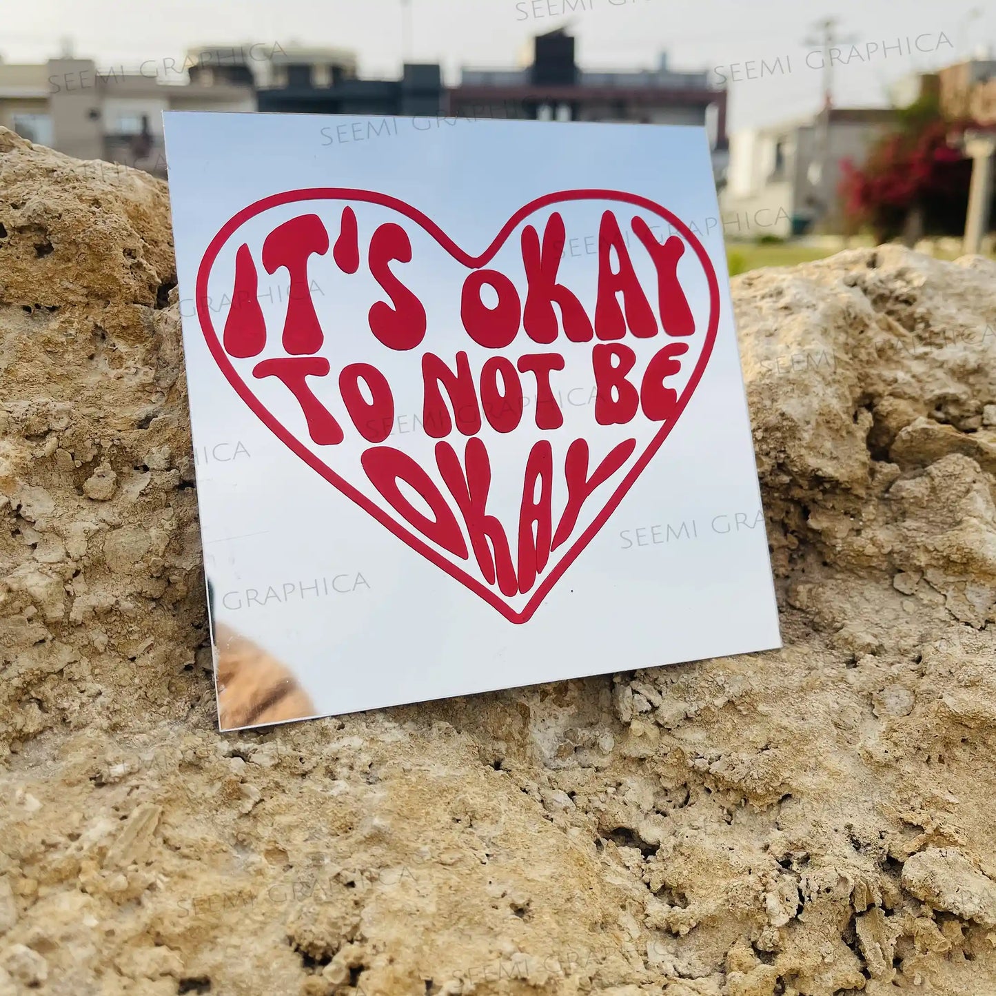 Its okay not to be okay-Sqaure Mirror