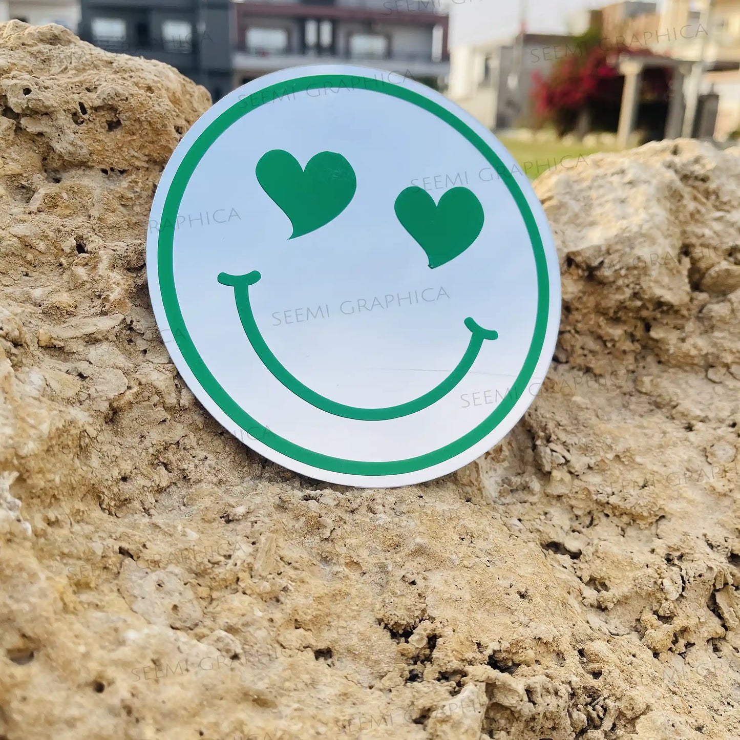 Smiley-Round Mirror