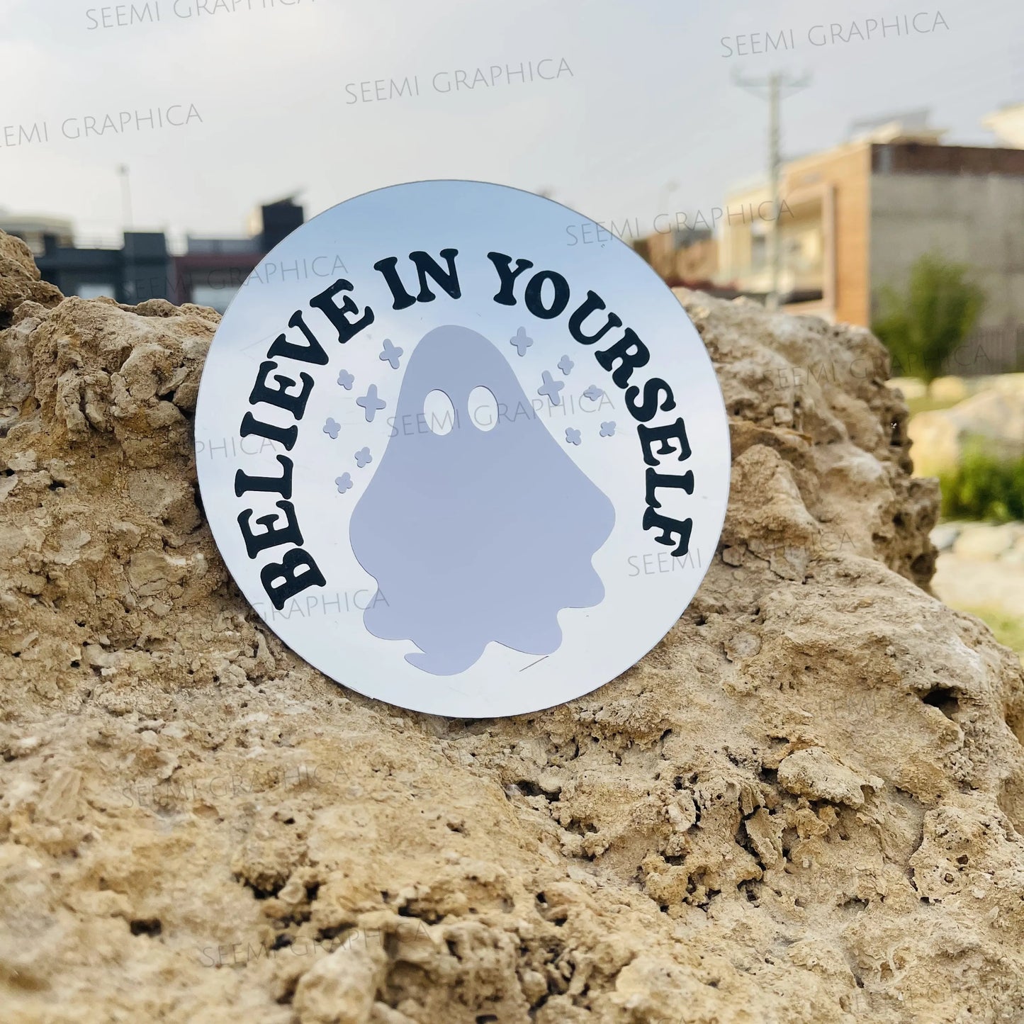 Believe in yourself-Round Mirror