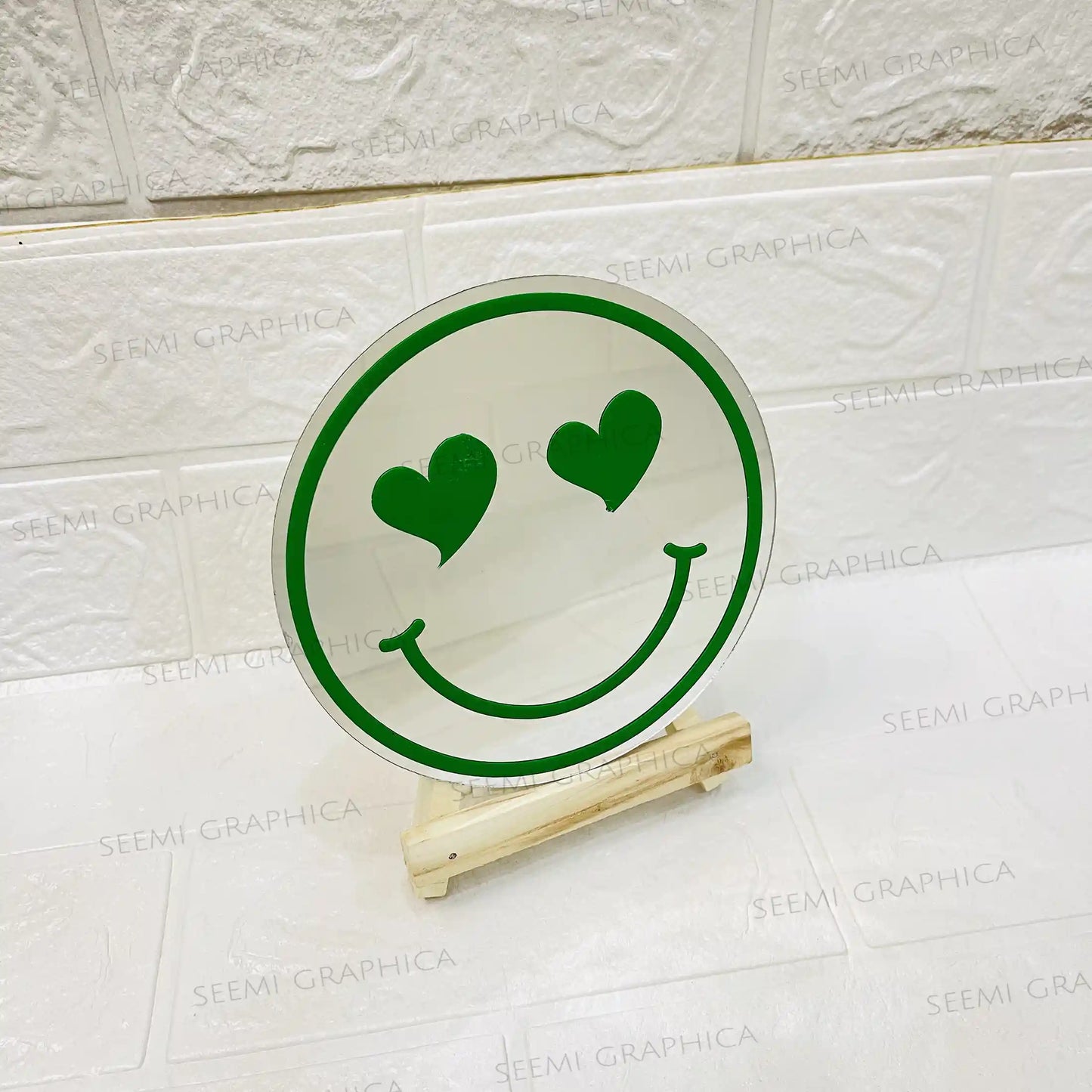 Smiley-Round Mirror