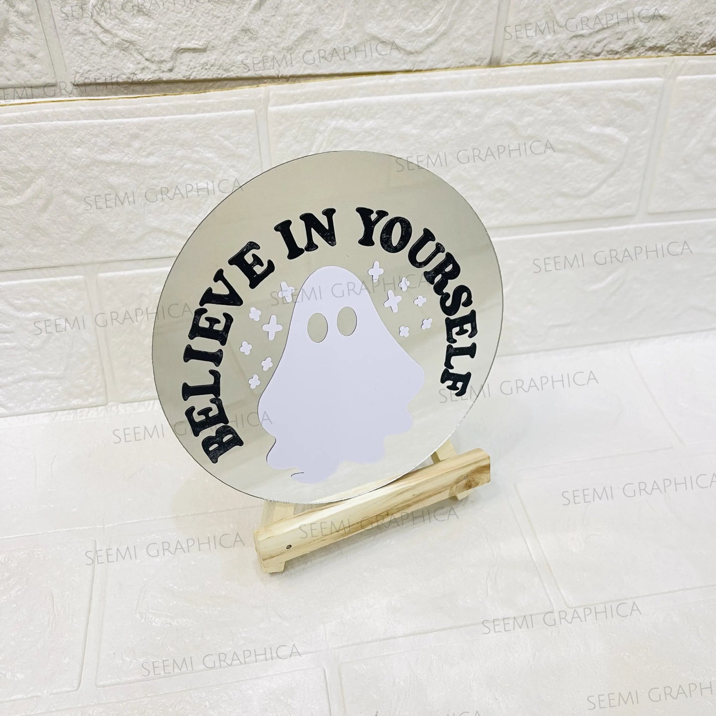 Believe in yourself-Round Mirror