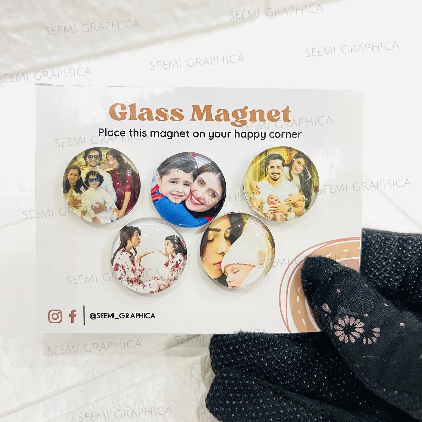 Handmade Glass Magnet